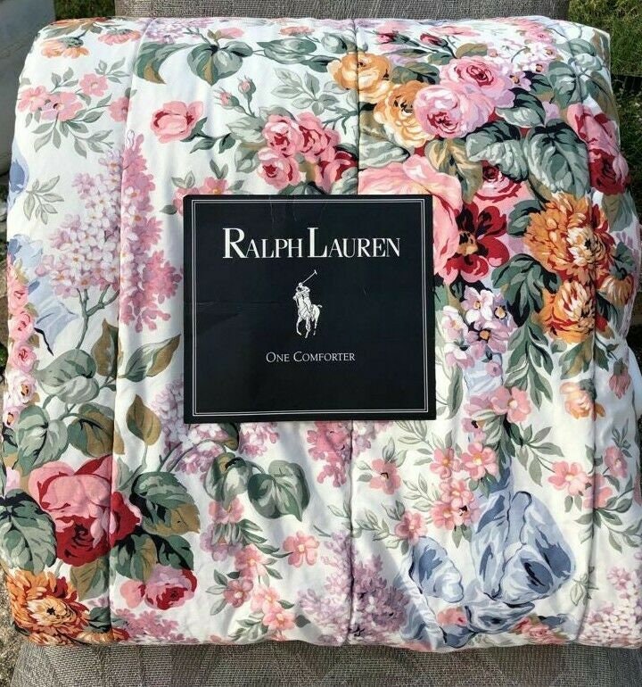Ralph Lauren コンフォーターカバー Allison フローラ 花柄 Ralph Lauren Allison Floral KING Comforter 4 PC SET New Rare