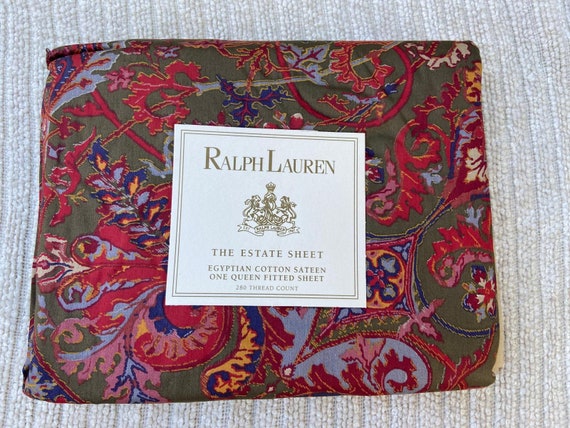 Ralph lauren queen fitted sheet hotsell