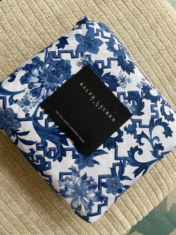 ラルフローレン ドーシー ブルー ポーセリン クイーン 掛け布団