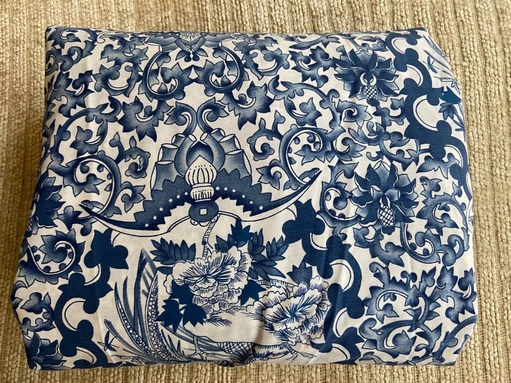 Ralph Lauren ツインサイズ掛け布団 Ralph Lauren PORCELAIN Blue TWIN Duvet / Comforter Cover VINTAGE