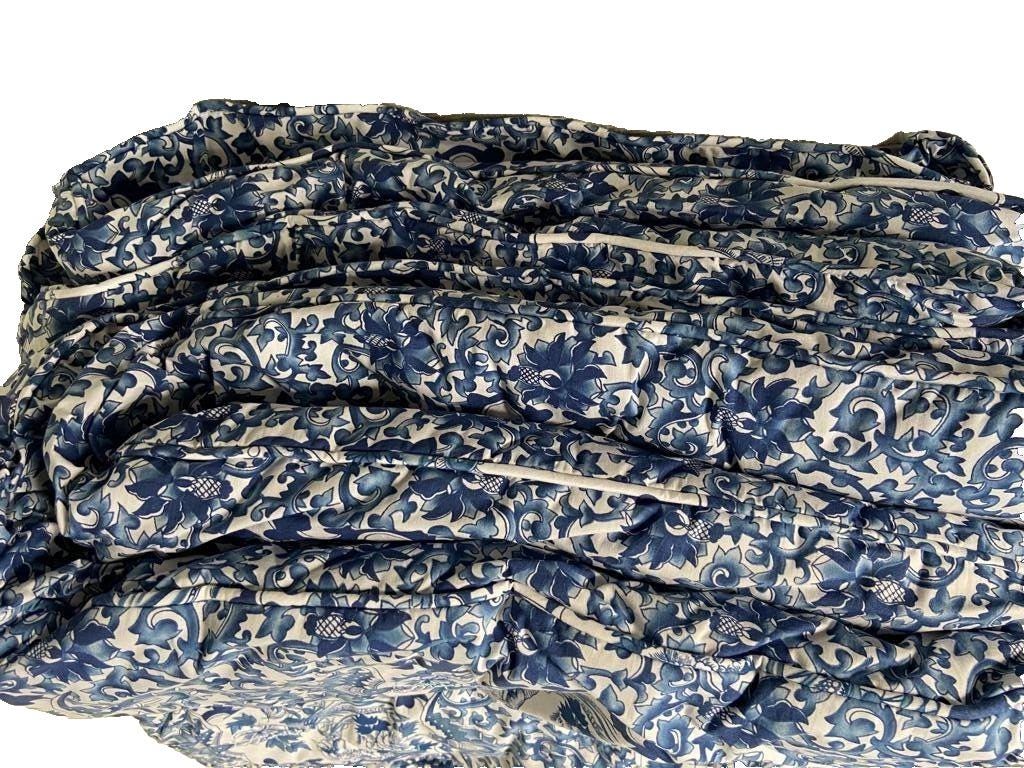 Ralph Lauren PORCELAIN BLUE KING Comforter Chinoiserie 4pc Set