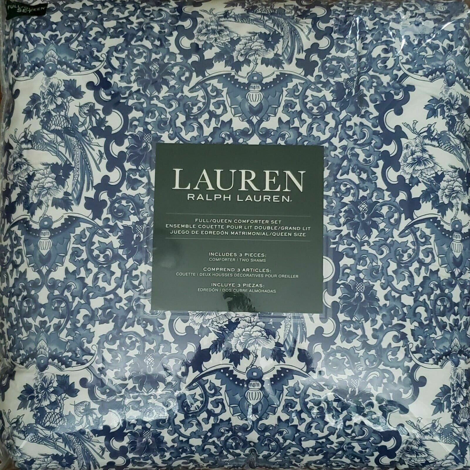 Ralph Lauren PORCELAIN Blue / White Tamarind FULL / QUEEN - Etsy