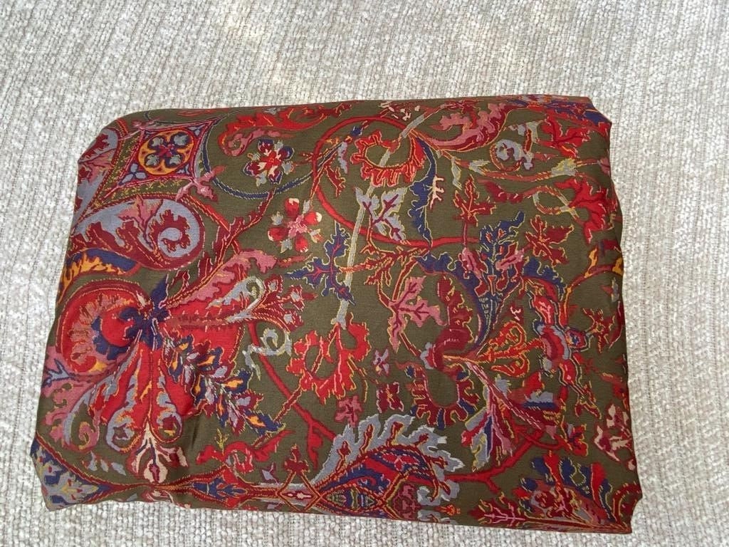 Ralph Lauren Galahad Red Paisley King Duvet / Comforter Cover