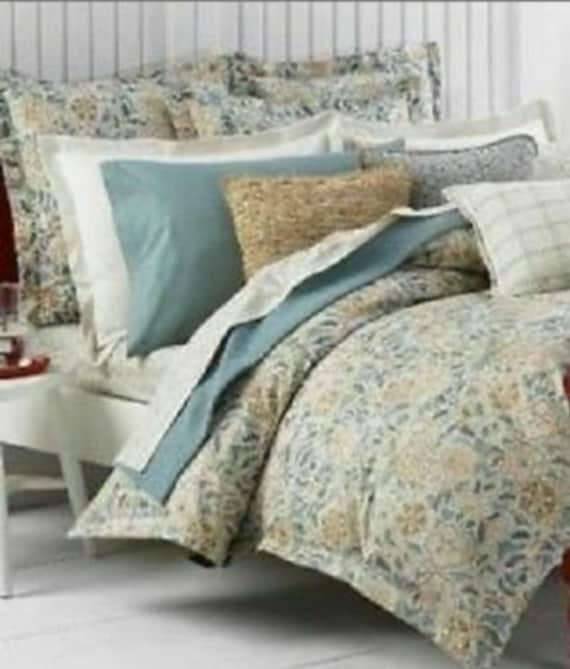 Ralph Lauren Spa Organic Cotton KING Duvet / Comforter Cover