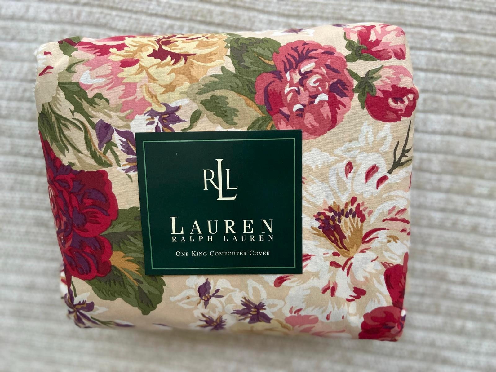 Ralph Lauren POST ROAD CONSTANCE Floral King Duvet / Comforter