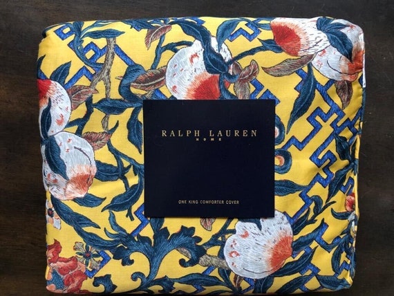 Ralph Lauren Ginger Peach King Duvet / Comforter Cover