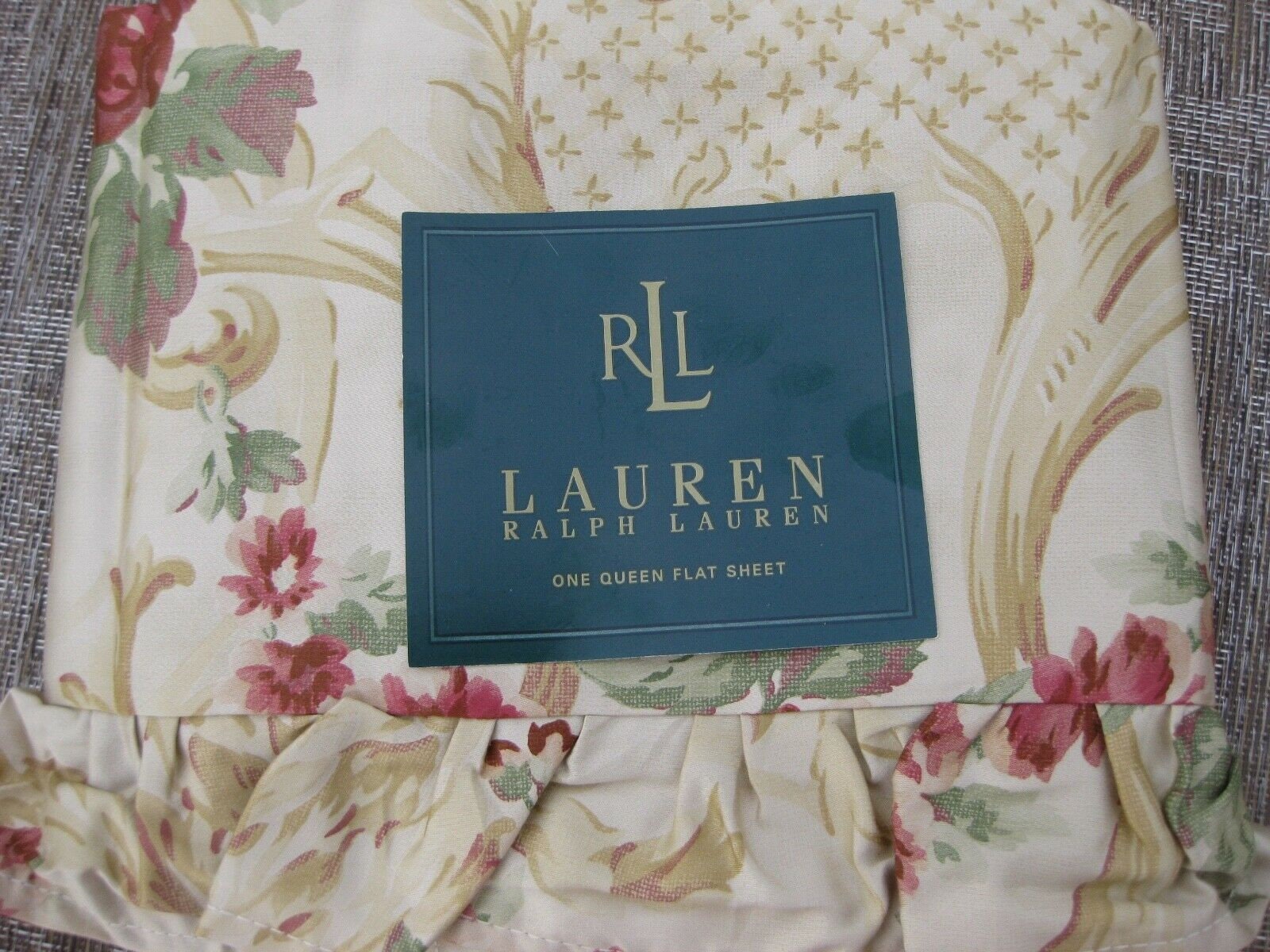 Ralph Lauren GROSVENOR FLORAL QUEEN 4pc Sheet Set Sateen | Etsy