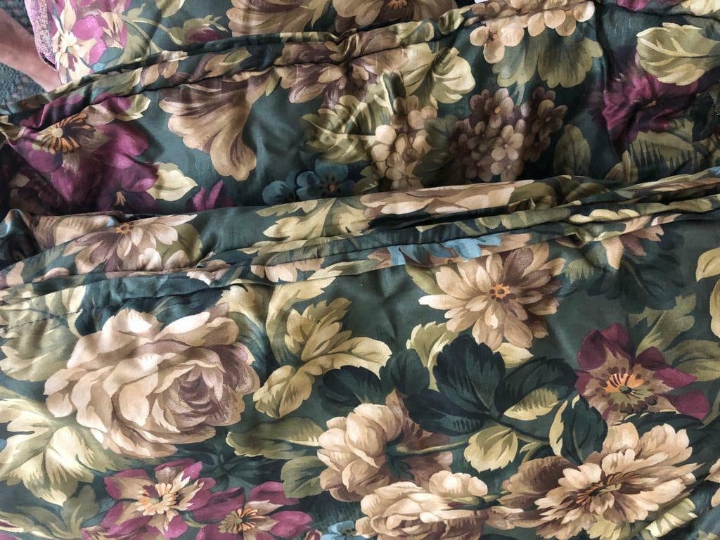 Ralph Lauren Edgefield Floral Green King Comforter Vintage New Etsy