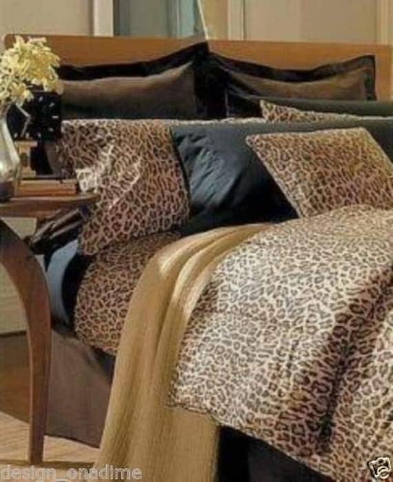Ralph Lauren Leopard Aragon Guinevere QUEEN 4PC SHEET SET Sheets Etsy