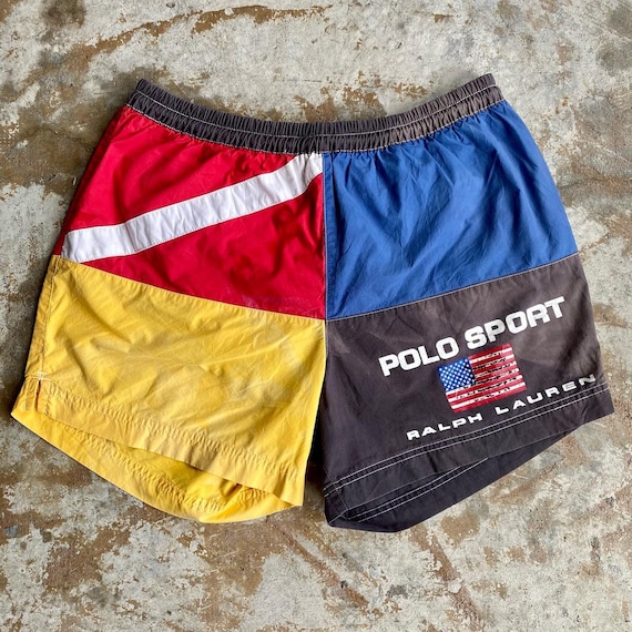 90s Vintage Polo Sport Ralph Lauren Swim Trunks
