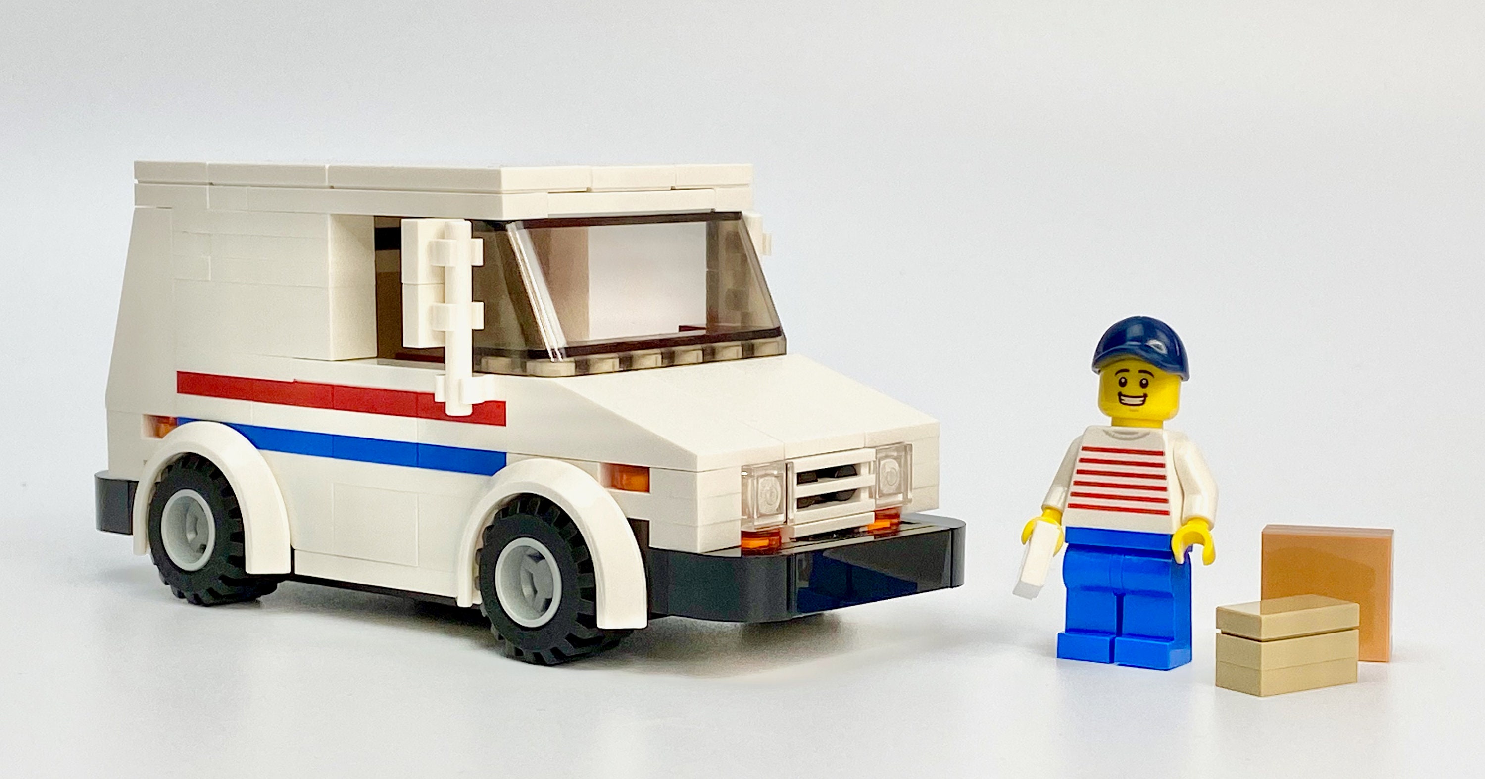 Mail truck lego new arrivals