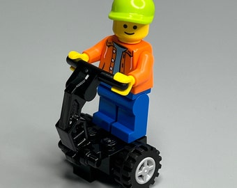 Custom Minifigure and Upright Scooter - Brick Built with LEGO ® - v3