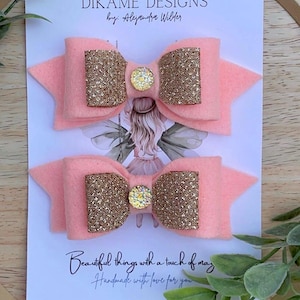 Beautiful 2 Light Pink Hair Bows