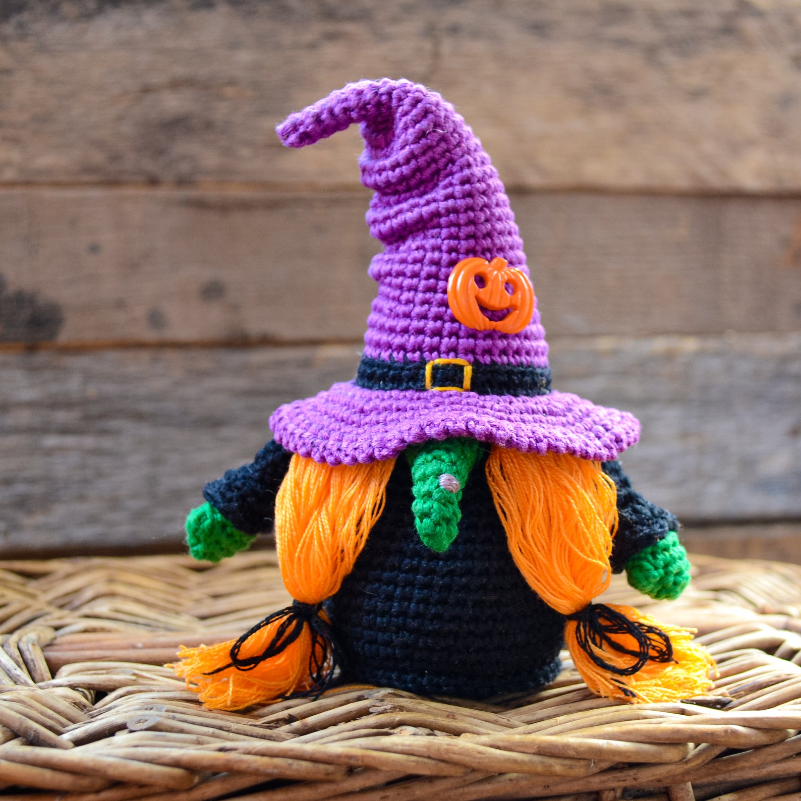 Halloween gnome crochet pattern amigurumi scandinavian Etsy