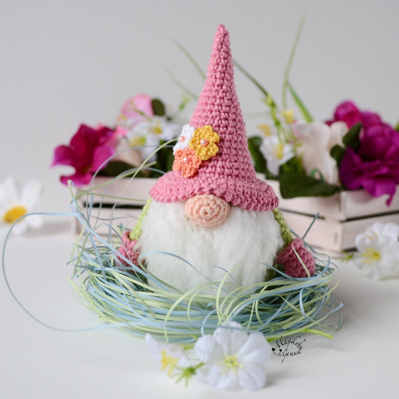 Crochet pattern Easter gnome Scandinavian gnome Easter Day Etsy