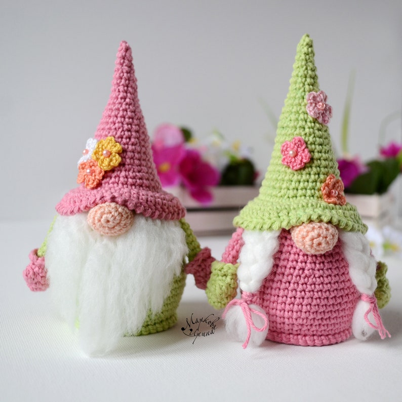 Crochet pattern Easter gnome Scandinavian gnome Easter Day | Etsy