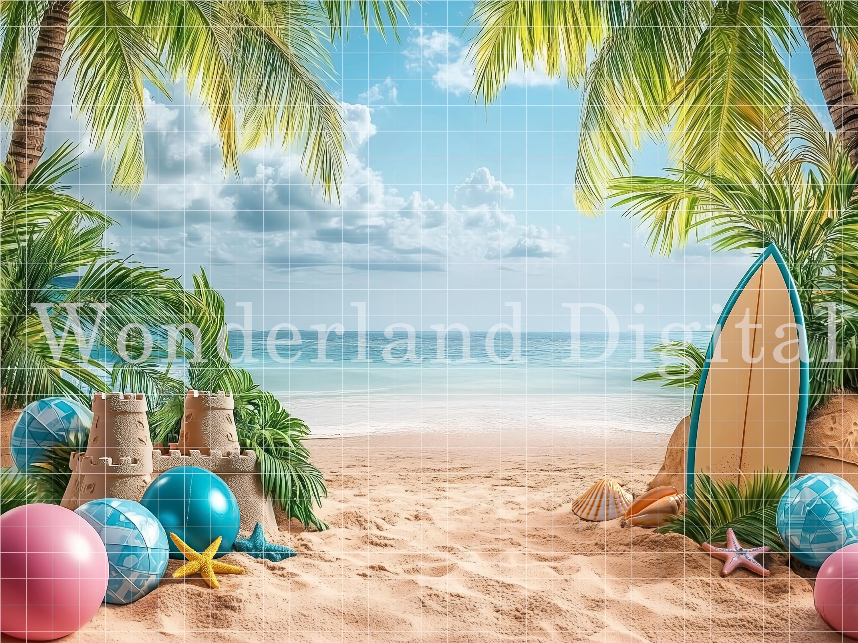 Surfing backdrop - Etsy 日本