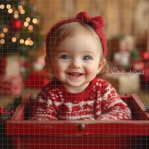 Christmas Digital Photography Backdrop, Childrens Christmas Backdrop, Pet Christmas Backdrop, Christmas Portrait