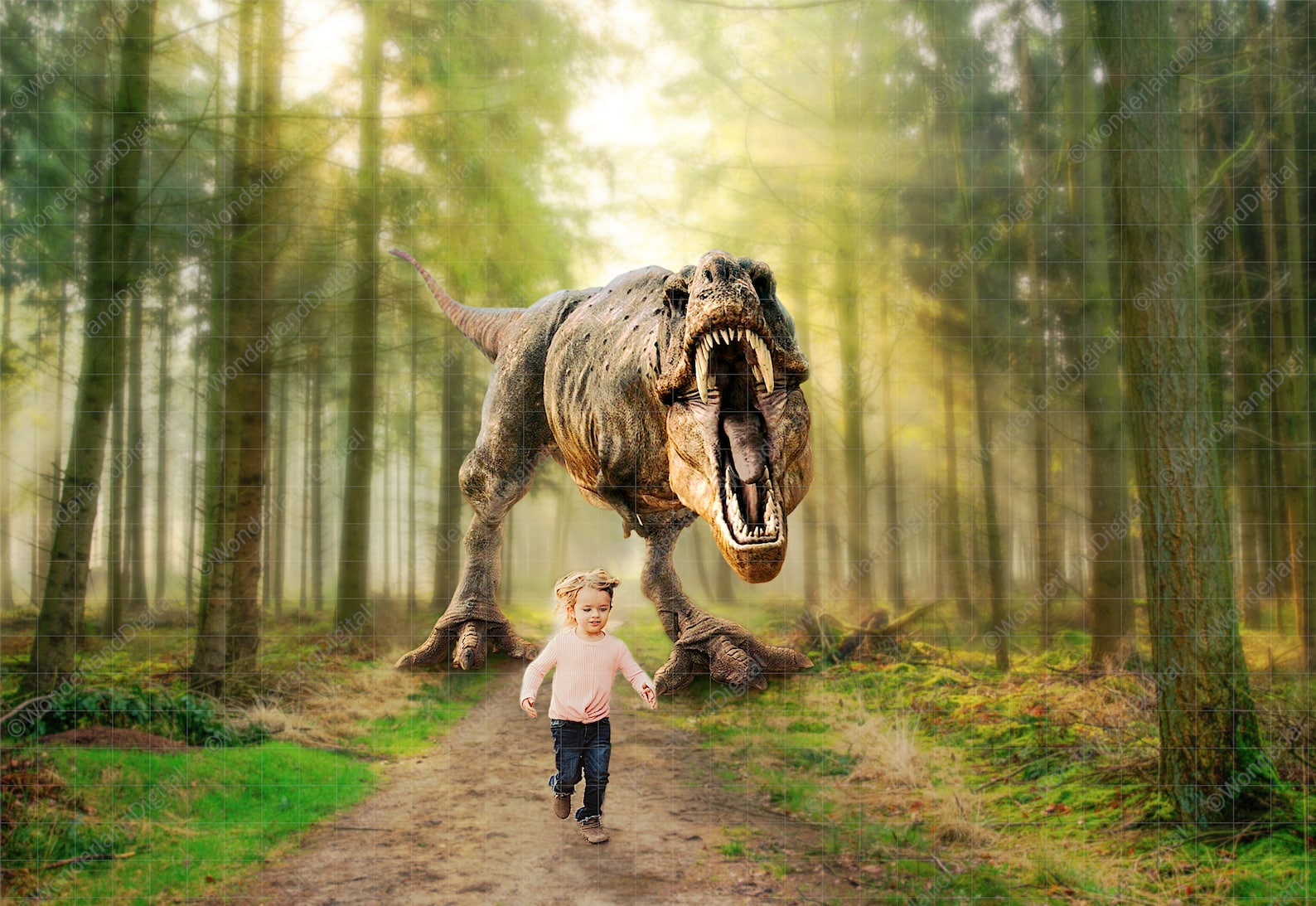 Dinosaur Digital Backdrop/background - Etsy