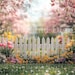INSTANT DOWNLOAD - Blossom VW Bus - Spring/summer Digital Background ...
