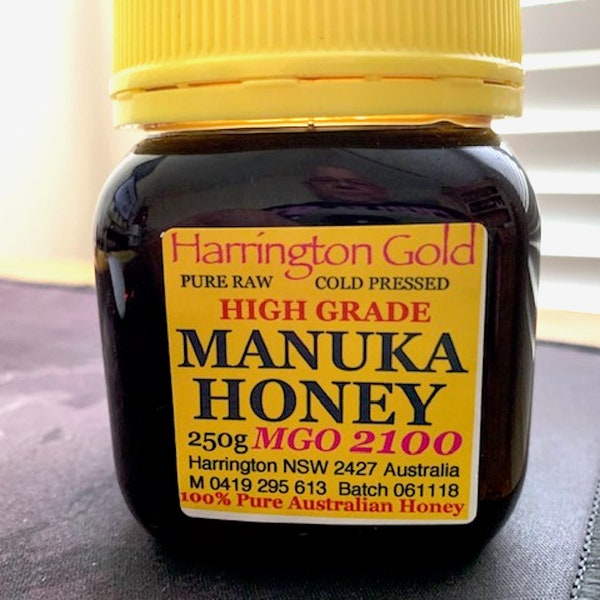 Australian Manuka Honey Super High Grade MGO 2100+  250g  BEST PRICE -