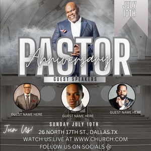 Church Flyer, Church Service Flyer, School Flyer, Anniversary Flyer, Social Media, Instagram, Facebook
