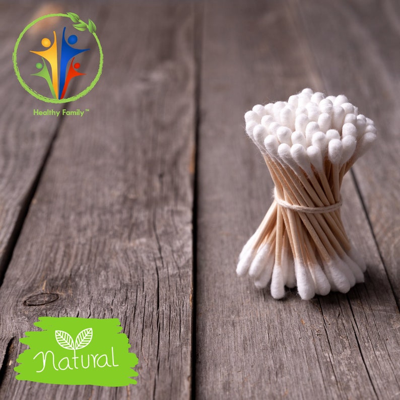 Bamboo Cotton Buds. Ear Sticks. Cotton Swab. Wooden Cotton Etsy