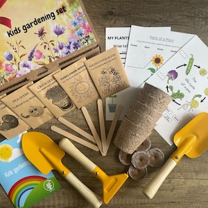 Christmas gift box, Christmas activity box for kids, Stocking filler, Seed kits for kids, Garden set for kids, Kids gardening kit