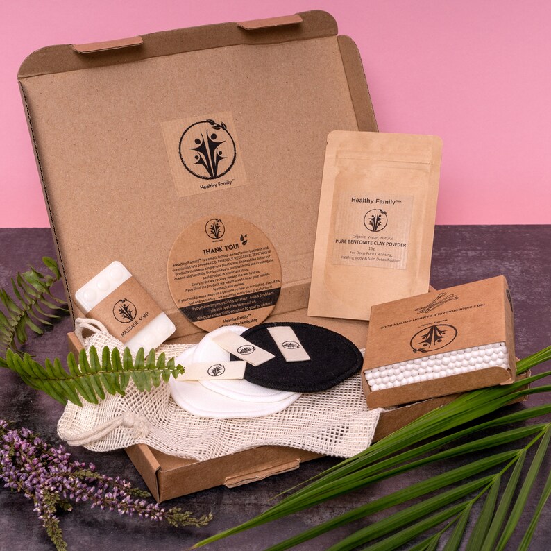 Zero Waste Gift Set. Sustainable Gift Box. Eco Gift Box. Pamper Gift Box. Eco-friendly Spa Box. Vegan Gift. Zero Waste Starter Kit. image 5