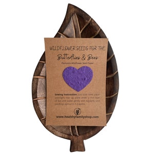 Bomboniere. Regalo per festa di nozze. Bomboniera ecologica. Favore del partito alternativo. Forme di carta seme di cuore