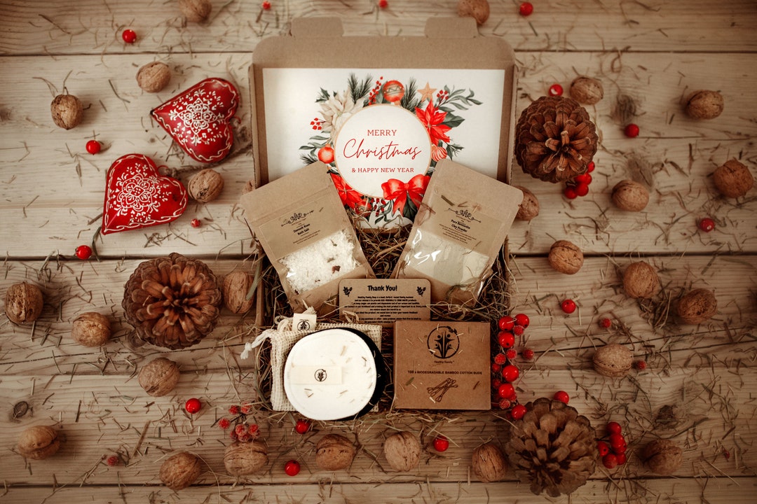 Merry Christmas Letterbox Gift. Xmas Present for Her / Him. Vegan