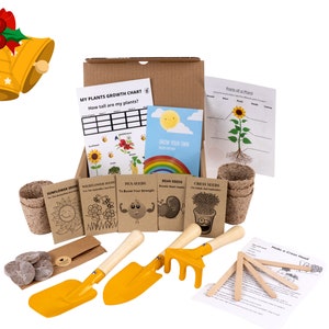 Christmas gift box, Christmas activity box for kids, Stocking filler, Seed kits for kids, Garden set for kids, Kids gardening kit