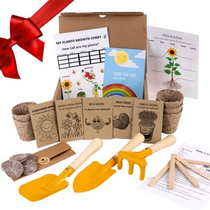Gift for kids, Gift ideas for children, Garden set for kids, Kids gardening kit, Children gardening kit, Grow your own kit for kids