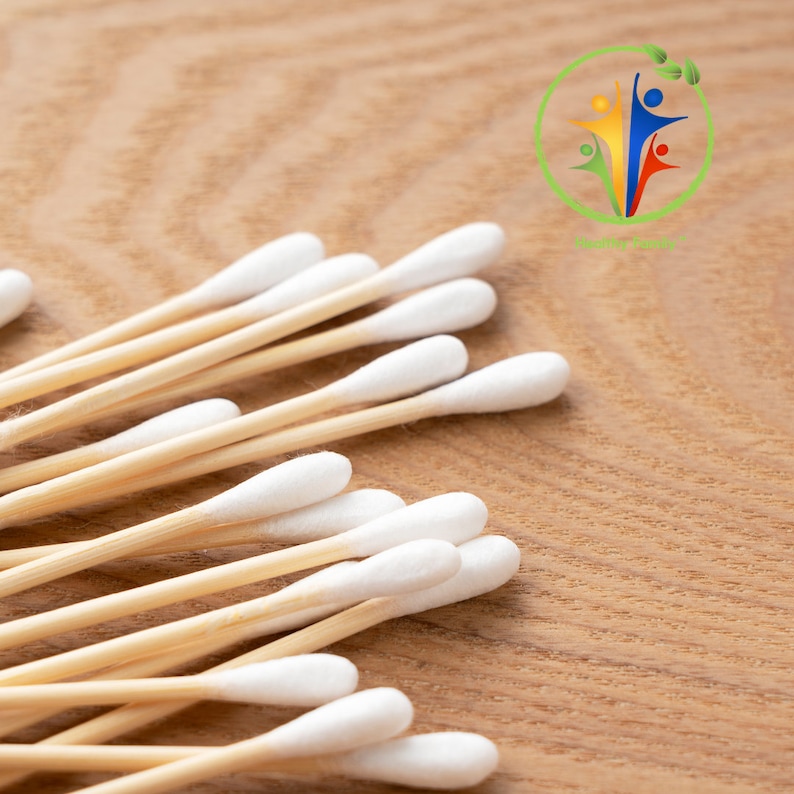 Bamboo Cotton Buds. Ear Sticks. Cotton Swab. Wooden Cotton Etsy Canada