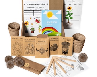 Garden set for kids, Kids gardening kit, Seed kits for kids, Children gardening kit, Grow your own kit for kids, Kids Activity Box