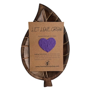 Bomboniere. Regalo per festa di nozze. Bomboniera ecologica. Favore del partito alternativo. Forme di carta seme di cuore