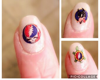 Grateful One Nail Decals (30 pack) — Glam for girls who jam!