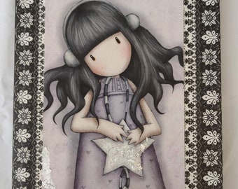 Sparkle /& Bloom SANTORO of London Gorjuss Girls New !! Choice of 4 Designs GORJUSS GIRL NOTEBOOKs