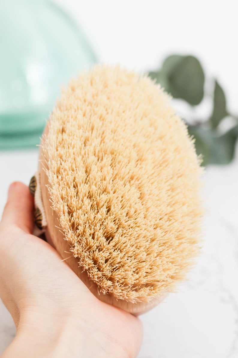Body Brush, Dry Massage Brush, Dry Skin Brush, Tampico, Bulk dry brushes, Natural Brush, Body Scrubber, Skin Care, Ecofriendly, Vegan, Eco image 10
