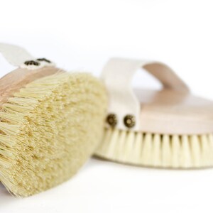 Body Brush, Dry Massage Brush, Dry Skin Brush, Tampico, Bulk dry brushes, Natural Brush, Body Scrubber, Skin Care, Ecofriendly, Vegan, Eco image 3