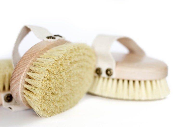 Body Brush, Dry Massage Brush, Dry Skin Brush, Tampico, Bulk dry brushes, Natural Brush, Body Scrubber, Skin Care, Ecofriendly, Vegan, Eco image 3