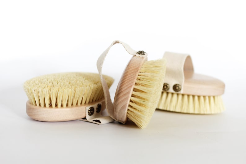 Body Brush, Dry Massage Brush, Dry Skin Brush, Tampico, Bulk dry brushes, Natural Brush, Body Scrubber, Skin Care, Ecofriendly, Vegan, Eco image 2