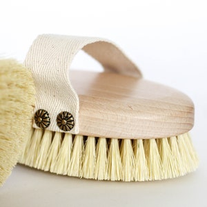 Body Brush, Dry Massage Brush, Dry Skin Brush, Tampico, Bulk dry brushes, Natural Brush, Body Scrubber, Skin Care, Ecofriendly, Vegan, Eco image 7