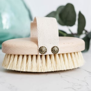 Body Brush, Dry Massage Brush, Dry Skin Brush, Tampico, Bulk dry brushes, Natural Brush, Body Scrubber, Skin Care, Ecofriendly, Vegan, Eco image 1