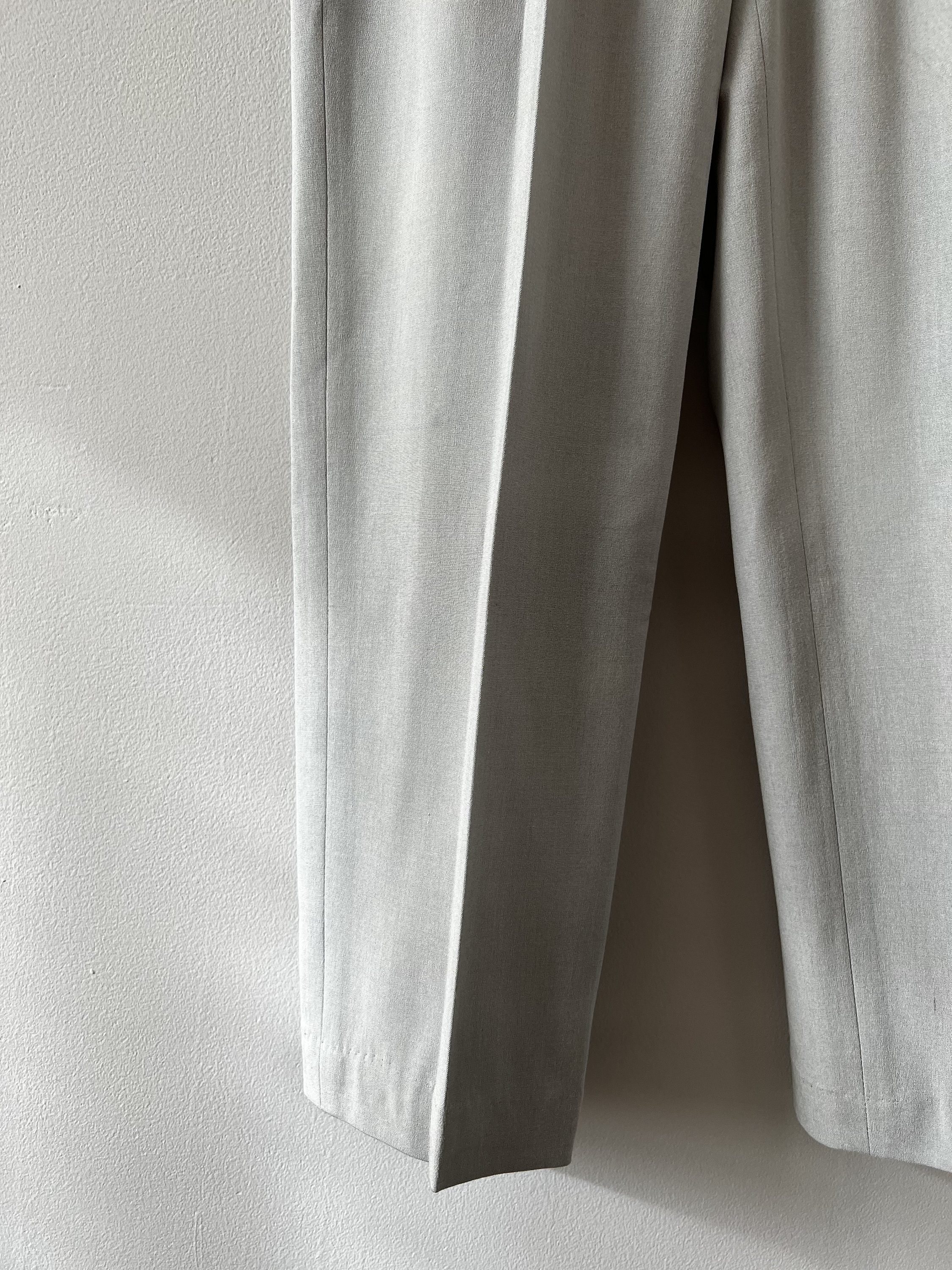 90s Vintage Size 4 Petite Light Grey Trousers pants Minimalist