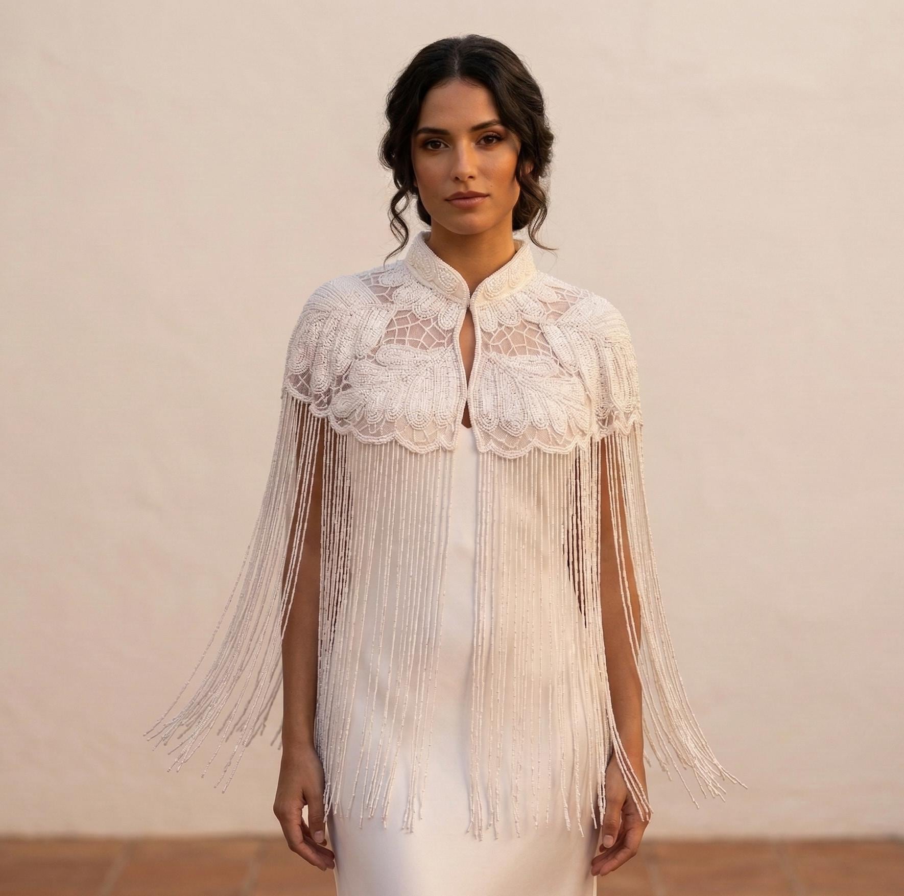 vintage beaded dress white Late 80s/Early 90s Landa Beaded Dress (M) – Vice Of The Vintage Variety