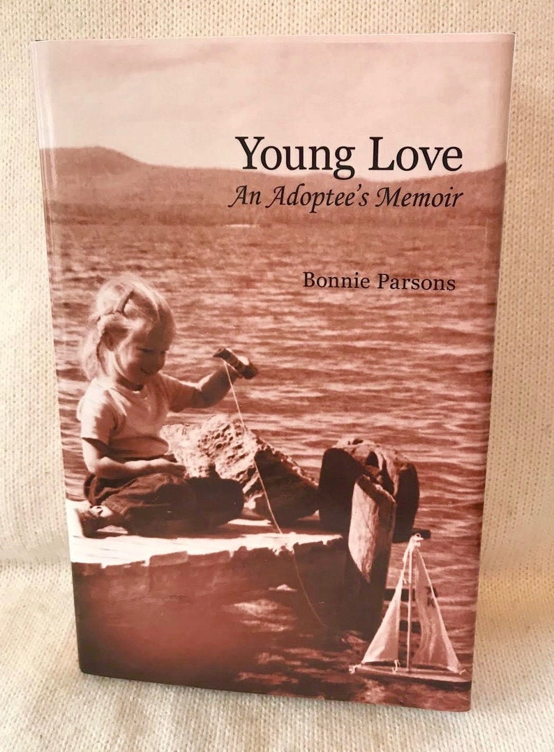 Hardcover Edition: Young Love An Adoptee's Memoir by Bonnie Parsons Handmade Bookmark Free Shipping image 1