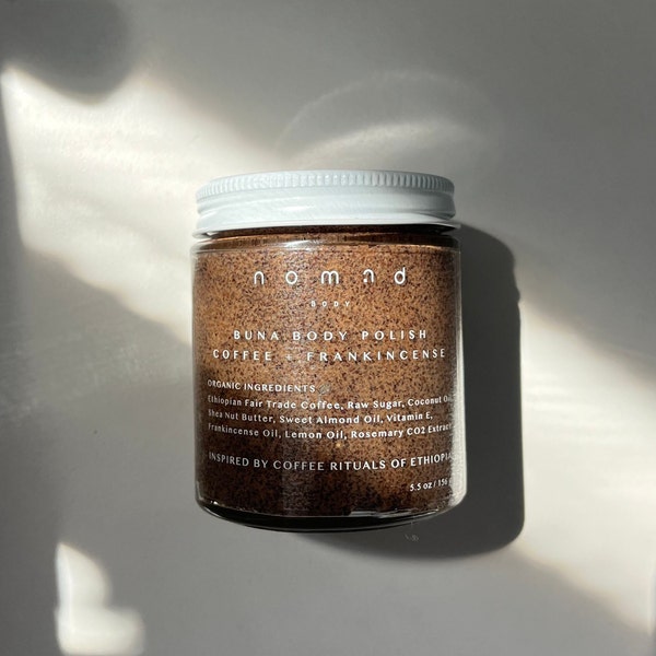 Organic Buna Body Polish Coffee + Frankincense