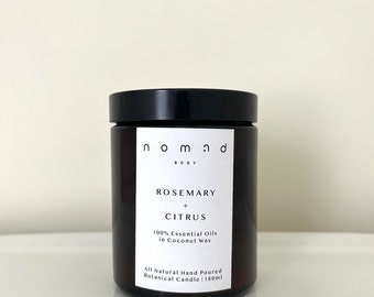 Rosemary & Citrus Essential Oil Candle