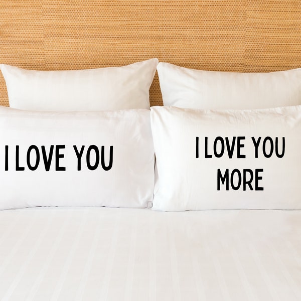 Love You More Pillow Etsy